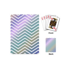 Zigzag-maves Playing Cards Single Design (mini) by nateshop