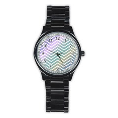 Zigzag-maves Stainless Steel Round Watch by nateshop