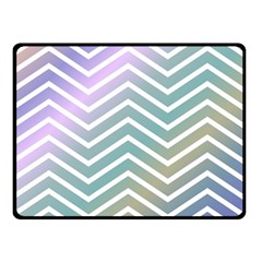 Zigzag-maves Double Sided Fleece Blanket (small) 