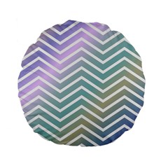 Zigzag-maves Standard 15  Premium Flano Round Cushions by nateshop