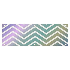 Zigzag-maves Banner And Sign 6  X 2  by nateshop