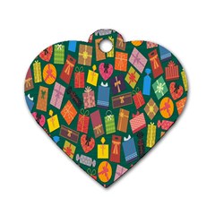 Presents-gift Dog Tag Heart (two Sides) by nateshop