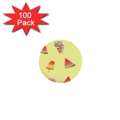 Ice-cream 1  Mini Buttons (100 pack) 