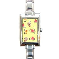 Ice-cream Rectangle Italian Charm Watch by nateshop