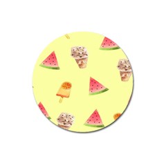 Ice-cream Magnet 3  (Round)