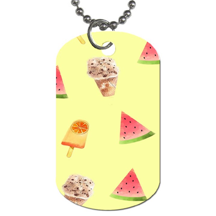 Ice-cream Dog Tag (One Side)