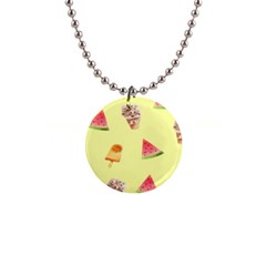 Ice-cream 1  Button Necklace