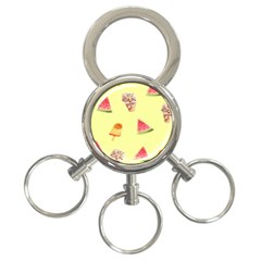 Ice-cream 3-ring Key Chain by nateshop