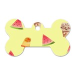 Ice-cream Dog Tag Bone (One Side) Front