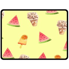 Ice-cream Fleece Blanket (Large) 