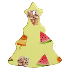 Ice-cream Christmas Tree Ornament (Two Sides)