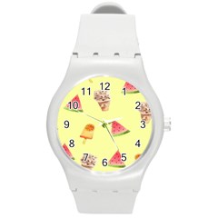 Ice-cream Round Plastic Sport Watch (M)