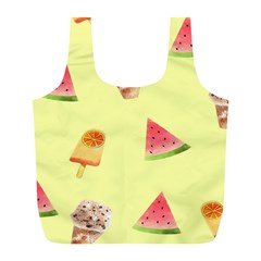 Ice-cream Full Print Recycle Bag (L)