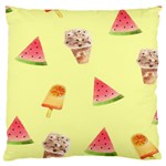 Ice-cream Standard Flano Cushion Case (One Side) Front