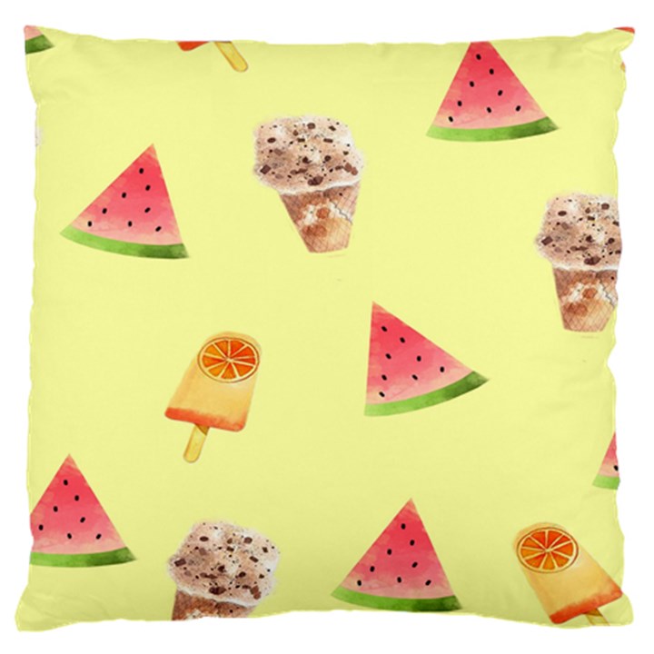 Ice-cream Standard Flano Cushion Case (One Side)