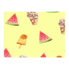 Ice-cream Double Sided Flano Blanket (mini)  by nateshop