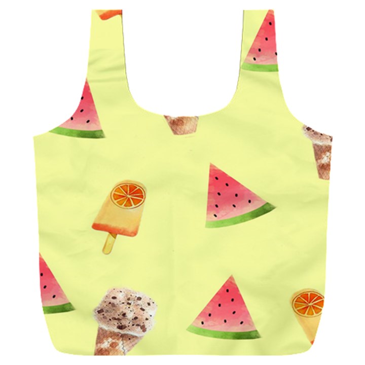 Ice-cream Full Print Recycle Bag (XXXL)