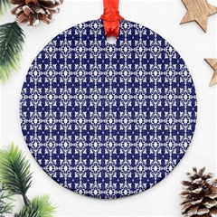 Floral-navi Ornament (round) by nateshop