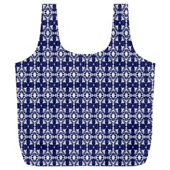 Floral-navi Full Print Recycle Bag (xl) by nateshop