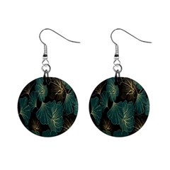 Leaves Mini Button Earrings by nateshop