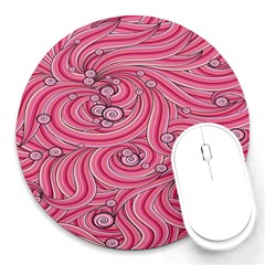 Pattern-dsign Round Mousepads by nateshop