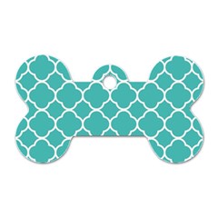 Quatrefoil Dog Tag Bone (one Side) by nateshop