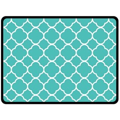 Quatrefoil Double Sided Fleece Blanket (large)  by nateshop