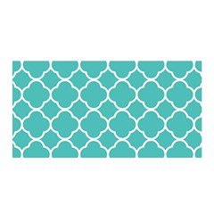 Quatrefoil Satin Wrap 35  X 70  by nateshop