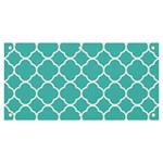 Quatrefoil Banner and Sign 6  x 3  Front