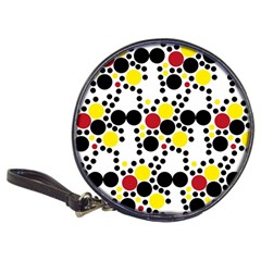 Pattern-polka Yellow Re Black Classic 20-cd Wallets by nateshop