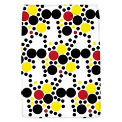 Pattern-polka Yellow Re Black Removable Flap Cover (l) by nateshop