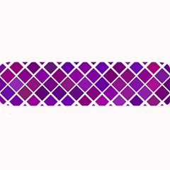 Pattern-box Purple White Large Bar Mats by nateshop