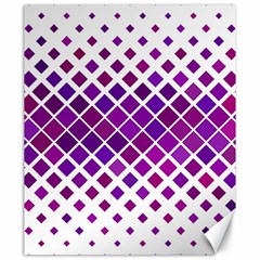 Pattern-box Purple White Canvas 20  X 24  by nateshop