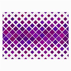 Pattern-box Purple White Large Glasses Cloth by nateshop