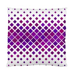 Pattern-box Purple White Standard Cushion Case (one Side) by nateshop