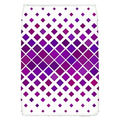 Pattern-box Purple White Removable Flap Cover (l) by nateshop