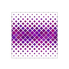 Pattern-box Purple White Satin Bandana Scarf 22  X 22  by nateshop