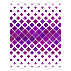 Pattern-box Purple White Back Support Cushion by nateshop