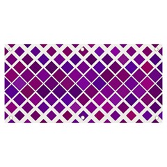 Pattern-box Purple White Banner And Sign 6  X 3  by nateshop