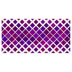 Pattern-box Purple White Banner And Sign 8  X 4 