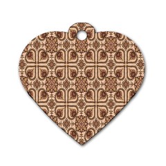 Medieval Dog Tag Heart (two Sides)