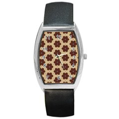 Pattern-flower Barrel Style Metal Watch by nateshop