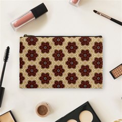 Pattern-flower Cosmetic Bag (medium) by nateshop