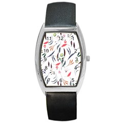 Watercolor-fruit Barrel Style Metal Watch by nateshop