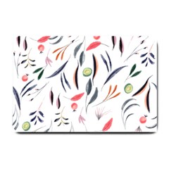 Watercolor-fruit Small Doormat  by nateshop