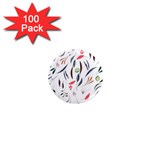 Watercolor-fruit 1  Mini Magnets (100 pack)  Front