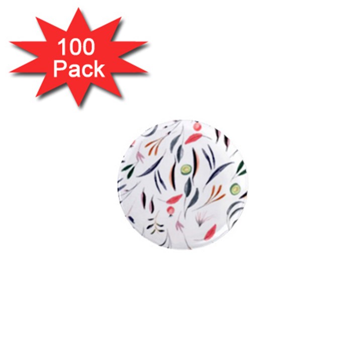 Watercolor-fruit 1  Mini Magnets (100 pack) 