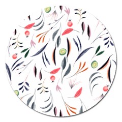 Watercolor-fruit Magnet 5  (round) by nateshop