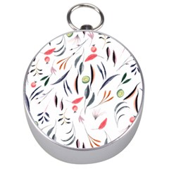 Watercolor-fruit Silver Compasses by nateshop