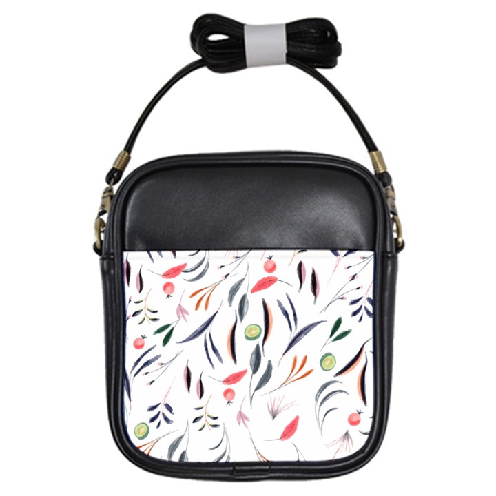 Watercolor-fruit Girls Sling Bag